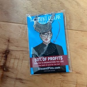 RBG Ruth Bader Ginsburg Necklace
